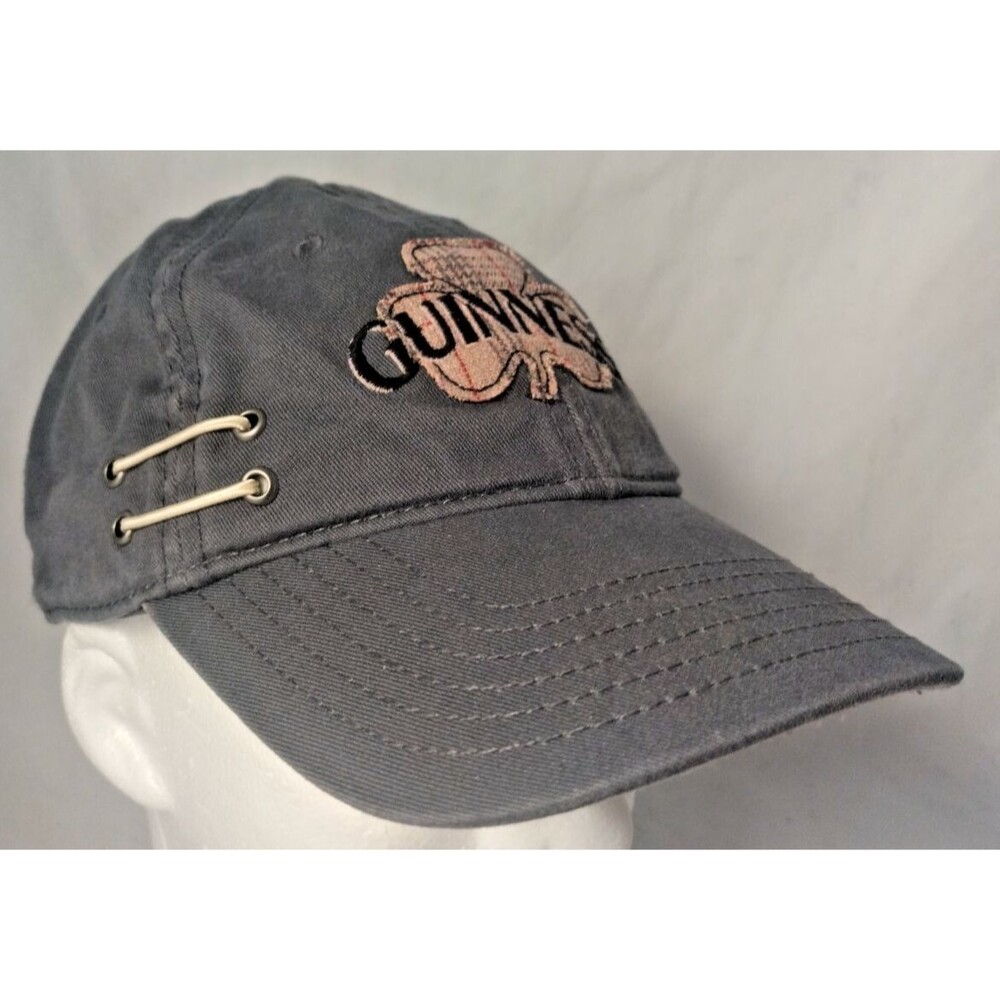 Guinness Beer Adjustable Strapback Shamrock Hat/Cap-100% Cotton-EXCELLENT!
